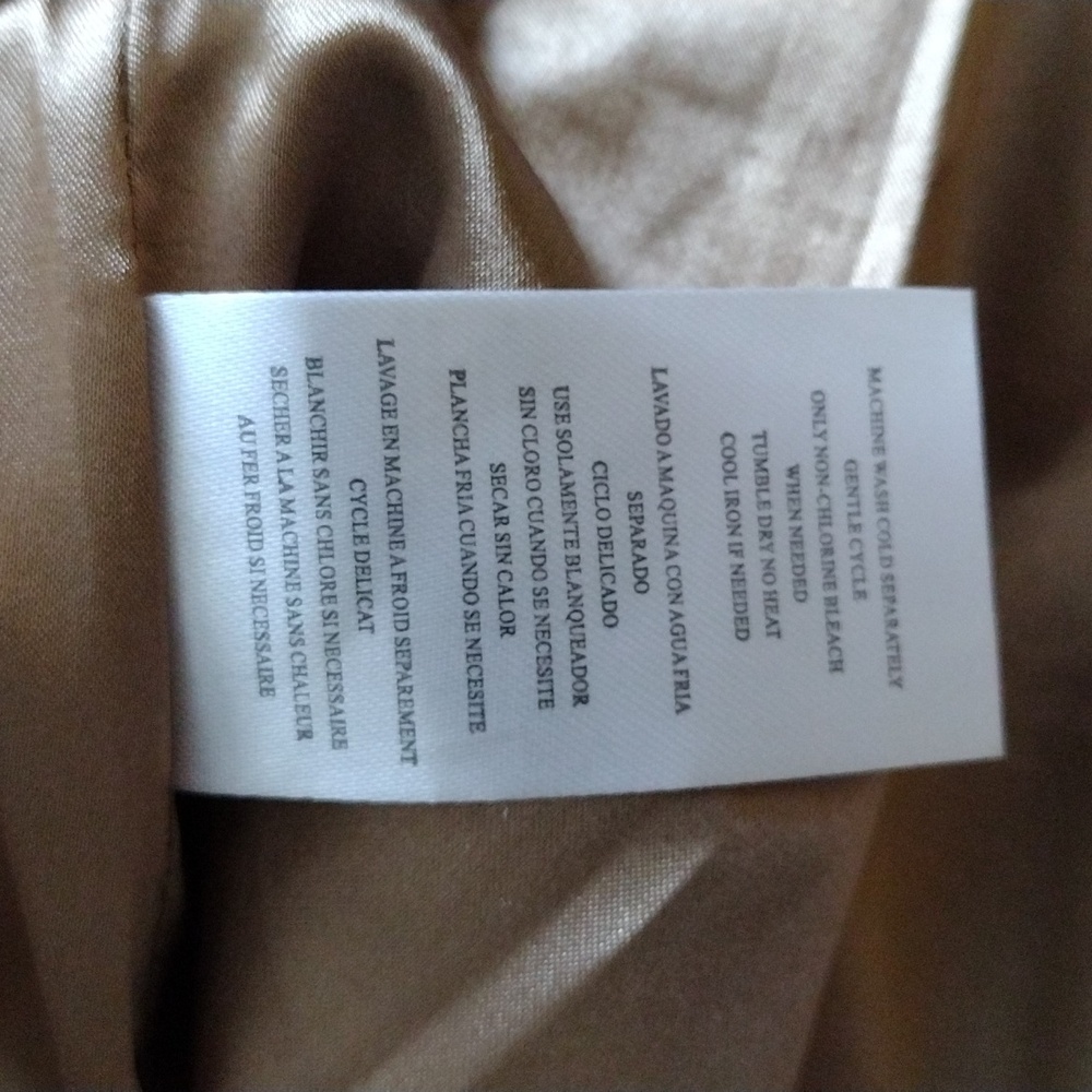 Kut from the Kloth beige faux suede biker jacket S - Picture 9 of 10